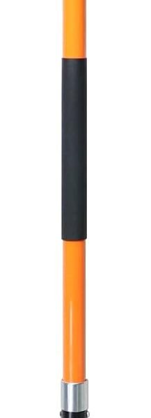 Heavy Duty Gardening Shovel, 56 Inch Round Blade with Fiberglass Handle (Orange)