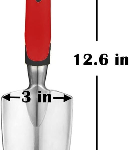 Alternative view of Garden Tool Shovel for Digging Gardening Trowel for Lawn Planting Alloy Spade Plastic Handle Anti Slippery