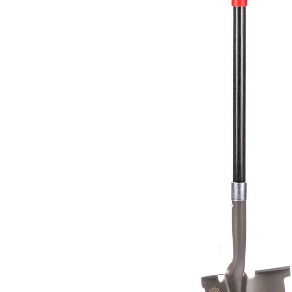 Alternative view of Carbon Steel Shovel, Red