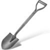 All Metal Shovels for Digging Gardening - 30in Small Shovel Spade with Short D Handle and Steel Blade - Perfect for Camping Planting Overlanding