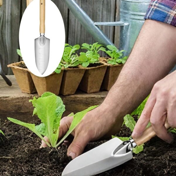 Alternative view of 5-Piece Garden Tool Set - Heavy Duty Stainless Steel with Ergonomic Handles, Rust-Proof for Planting & Weeding, Ideal Gardening Gift for Women(Gift Box Included)